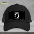 POW MIA Black Flag Novelty License Plate Hat Mesh / Black