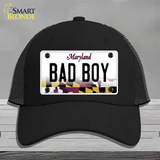 Bad Boy Maryland Novelty License Plate Hat Mesh / Black