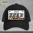 Chesapeake Bay Maryland Novelty License Plate Hat Mesh / Black