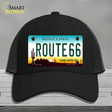 Route 66 Arizona Novelty License Plate Hat Mesh / Black