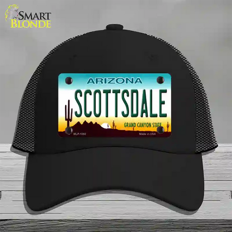 Scottsdale Arizona Novelty License Plate Hat Mesh / Black