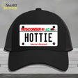 Hottie Wisconsin Novelty License Plate Hat Mesh / Black