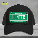 Hunter Vermont Novelty License Plate Hat Mesh / Black