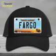 Fargo North Dakota Novelty License Plate Hat Mesh / Black