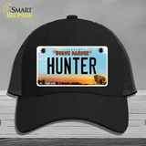 Hunter North Dakota Novelty License Plate Hat Mesh / Black