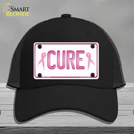 Cure Novelty License Plate Hat Sign Mesh / Black