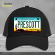 Prescott Arizona Novelty License Plate Hat Mesh / Black