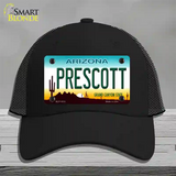 Prescott Arizona Novelty License Plate Hat Mesh / Black