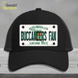 Buccaneers Fan Florida Novelty License Plate Hat Mesh / Black