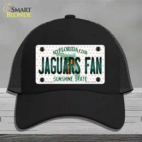 Jaguars Fan Florida Novelty License Plate Hat Mesh / Black