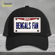 Bengals Fan Ohio Novelty License Plate Hat Mesh / Black