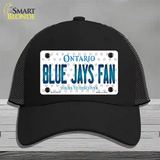 Blue Jays Fan Ontario Novelty License Plate Hat Mesh / Black