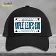 Maple Leafs Fan Ontario Novelty License Plate Hat Mesh / Black