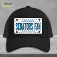 Senators Fan Ontario Novelty License Plate Hat Mesh / Black