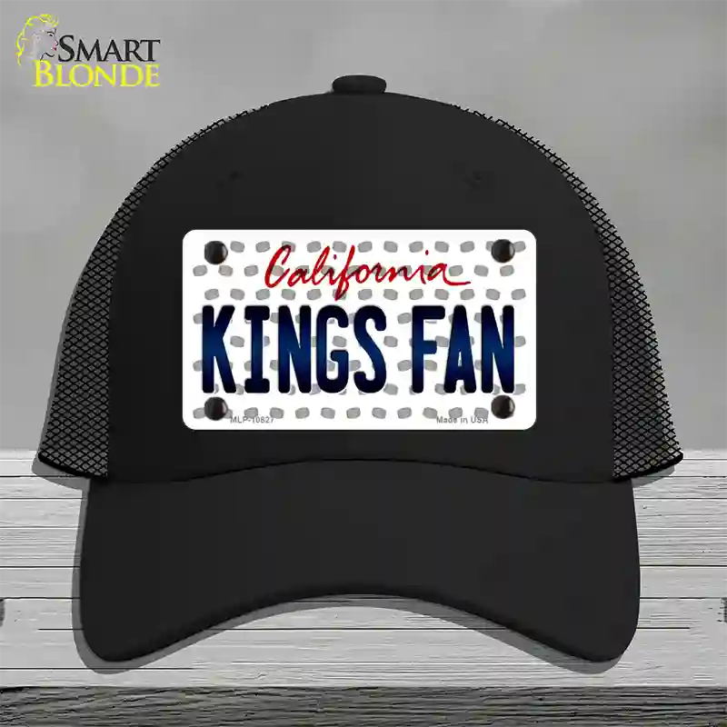 Kings Fan California Novelty License Plate Hat Mesh / Black