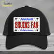 Bruins Fan Massachusetts Novelty License Plate Hat Mesh / Black