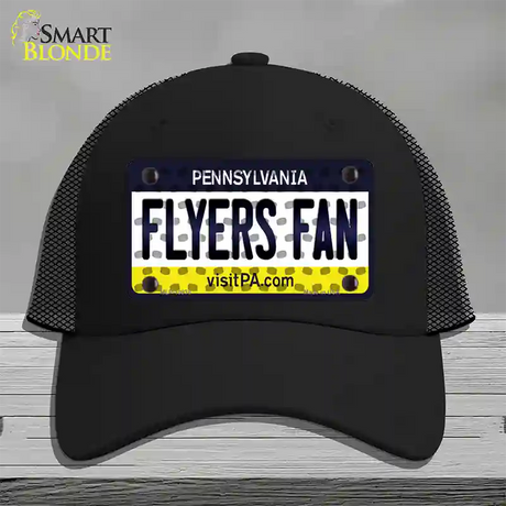 Flyers Fan Pennsylvania Novelty License Plate Hat Mesh / Black