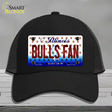 Bulls Fan Illinois Novelty License Plate Hat Mesh / Black