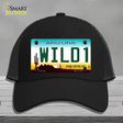 Wild 1 Arizona Novelty License Plate Hat Mesh / Black