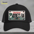 Pelicans Fan Louisiana Novelty License Plate Hat Mesh / Black