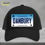 Danbury Connecticut Novelty License Plate Hat Mesh / Black