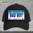 Bad Boy Connecticut Novelty License Plate Hat Mesh / Black