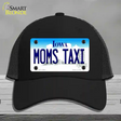 Moms Taxi Iowa Novelty License Plate Hat Mesh / Black