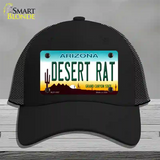 Desert Rat Arizona Novelty License Plate Hat Mesh / Black