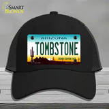 Tombstone Arizona Novelty License Plate Hat Mesh / Black