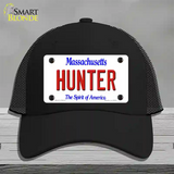 Hunter Massachusetts Novelty License Plate Hat Mesh / Black