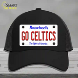 Go Celtics Massachusetts Novelty License Plate Hat Mesh / Black