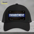 Enforcement Novelty License Plate Hat Mesh / Black