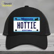 Hottie Minnesota State Novelty License Plate Hat Mesh / Black