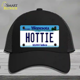 Hottie Minnesota State Novelty License Plate Hat Mesh / Black