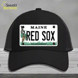 Red Sox Maine Novelty License Plate Hat Mesh / Black