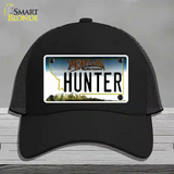 Hunter Montana State Novelty License Plate Hat Mesh / Black