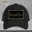 Bendito Novelty License Plate Hat Mesh / Black