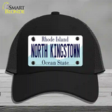 North Kingstown Rhode Island State Novelty License Plate Hat Mesh / Black