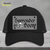 Surrender The Booty Novelty License Plate Hat Mesh / Black