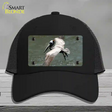 Pelican In Flight Novelty License Plate Hat Mesh / Black