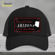 Arizona Dude Novelty License Plate Hat Mesh / Black