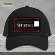 New Mexico Dude Novelty License Plate Hat Mesh / Black