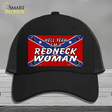 Redneck Woman Novelty License Plate Hat Mesh / Black