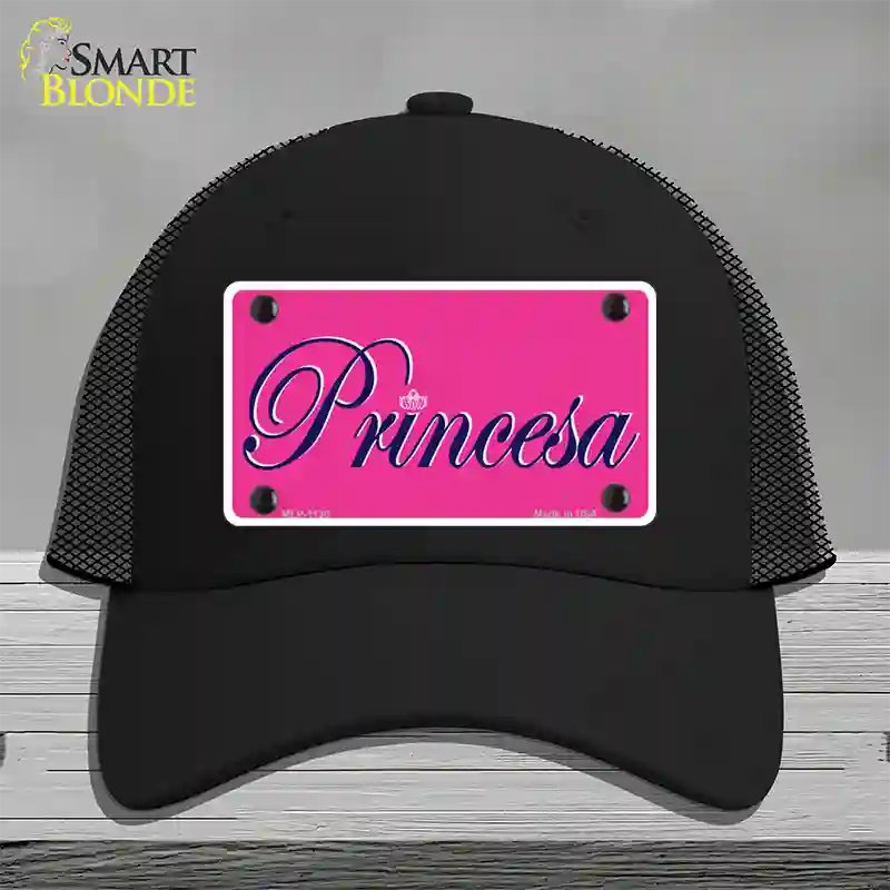 Princesa Novelty License Plate Hat Mesh / Black