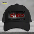 100% Redneck Novelty License Plate Hat Mesh / Black