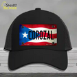 Corozal Puerto Rico Flag Novelty License Plate Hat Mesh / Black