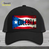 Culebra Puerto Rico Flag Novelty License Plate Hat Mesh / Black