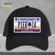 Pier 14 South Carolina Novelty License Plate Hat Mesh / Black