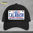 Calabash North Carolina Novelty License Plate Hat Mesh / Black