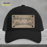 If Love Could Have Saved You Novelty License Plate Hat Mesh / Black